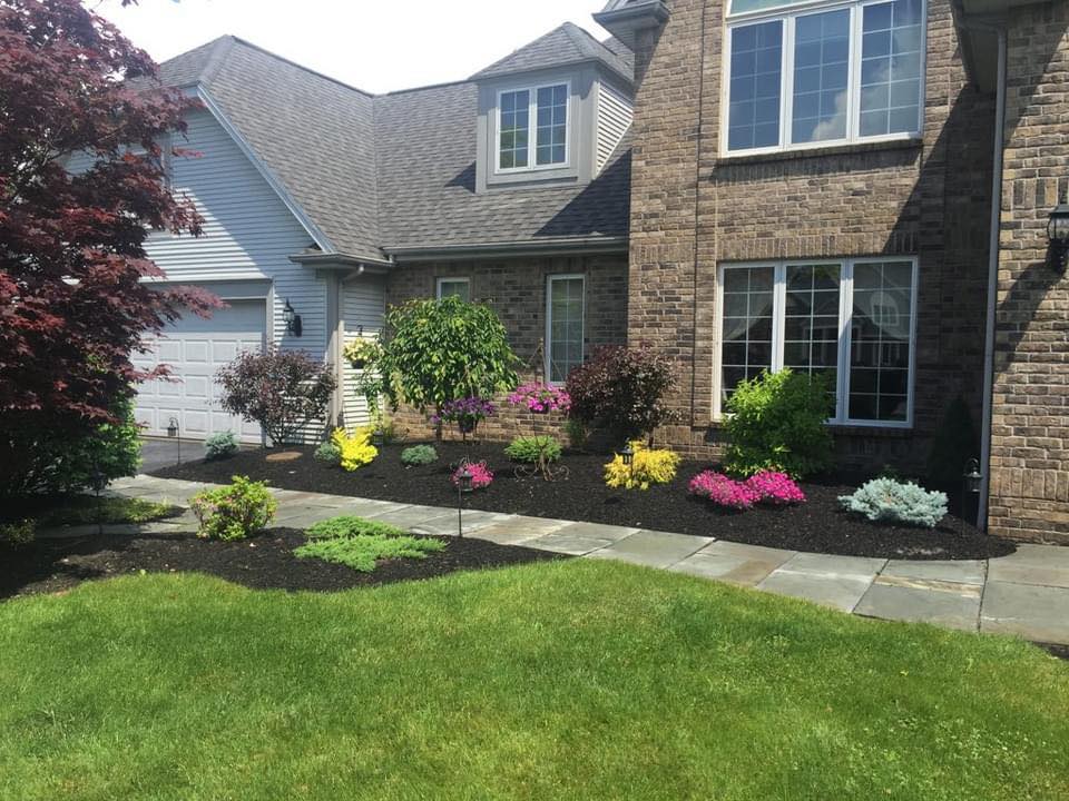 Front Yard Makeover in Medina, NY